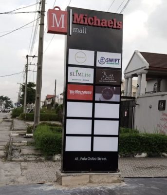 Pylon Sign Company in Lagos Nigeria. Pole Signs Road Signage in Nigeria