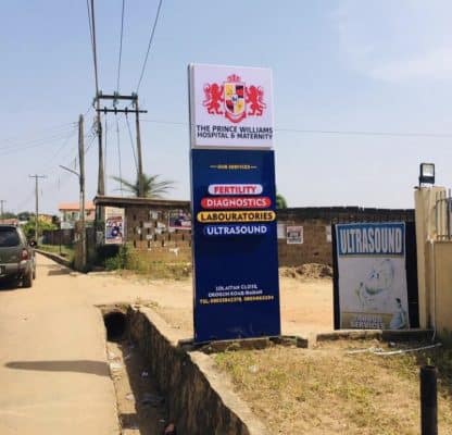 Pylon Sign Company in Lagos Nigeria. Pole Signs Road Signage